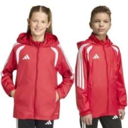 Vaikiška vėjo striukė adidas Tiro 26 League, raudona