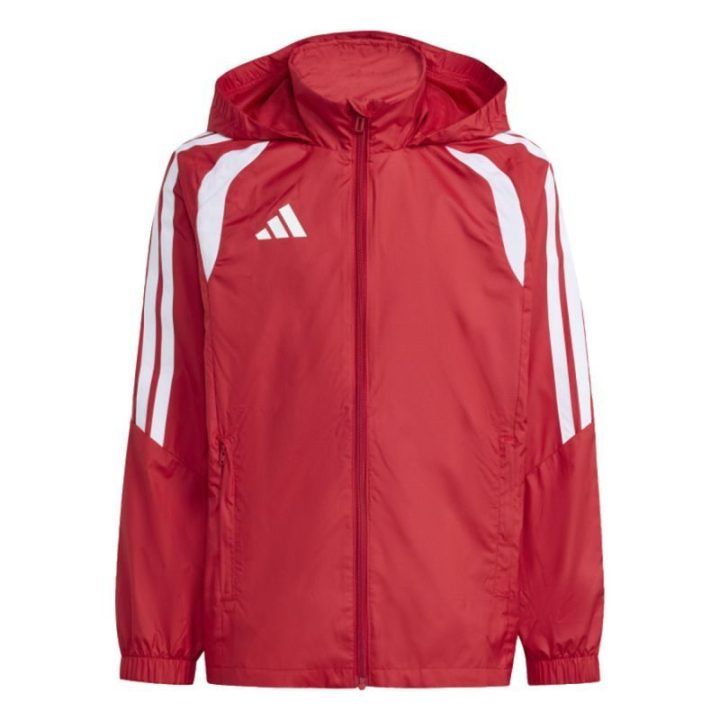 Vaikiška vėjo striukė adidas Tiro 26 League, raudona