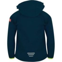 Vaikiška softshell striukė TrollKids Rondane XT, tamsiai mėlyna ir salotinė