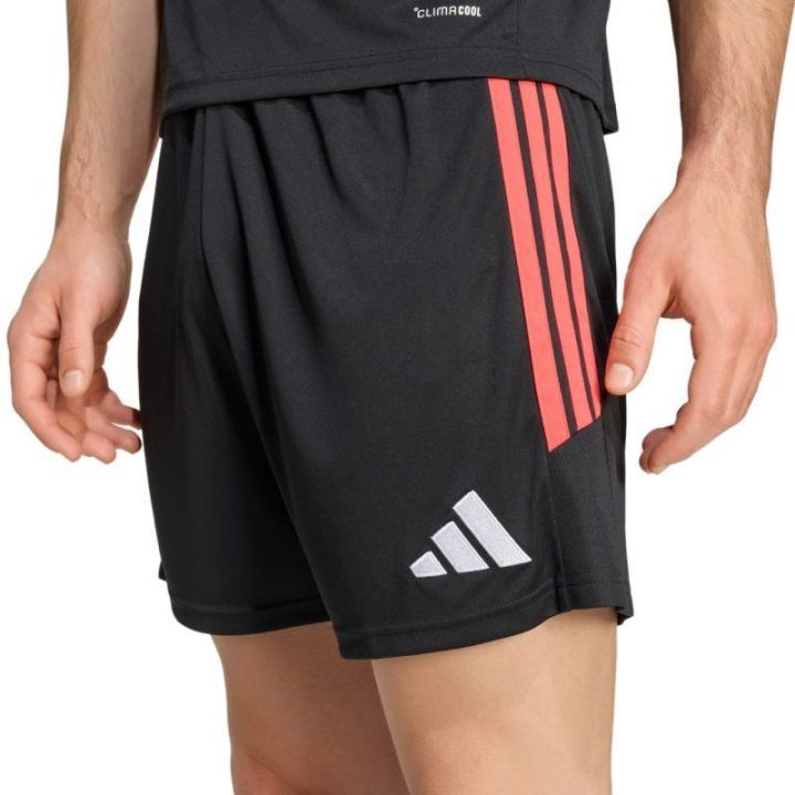 Vyriški šortai su raišteliu adidas Tiro 26 League, juodi ir raudoni