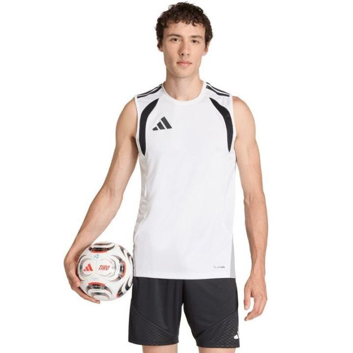 Vyriški berankoviai marškinėliai adidas Tiro 26 Competition, balti