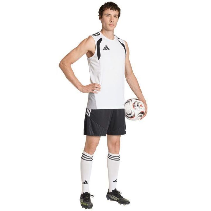 Vyriški berankoviai marškinėliai adidas Tiro 26 Competition, balti