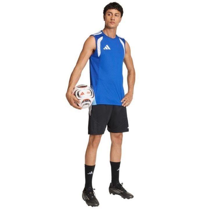 Vyriški marškinėliai be rankovių adidas Tiro 26 Competition, mėlyni
