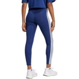 Moteriškos medvilninės tamprės adidas 3-Stripes, tamsiai mėlynos