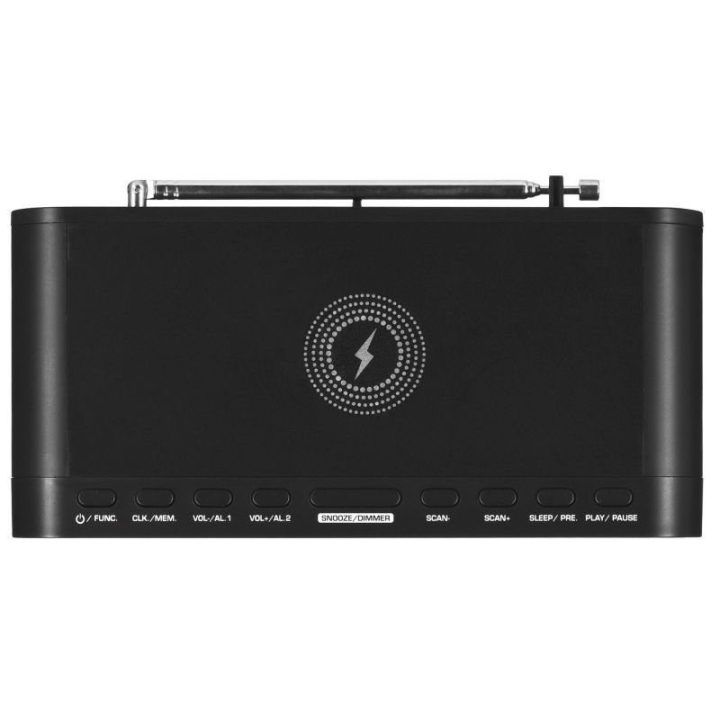 Radijo žadintuvas su Bluetooth Adler AD 1192B, juodas