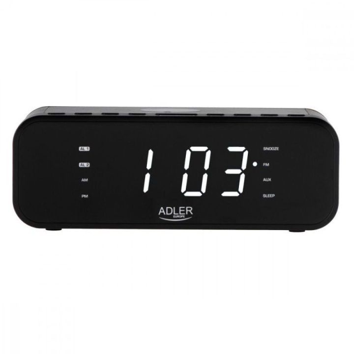 Radijo žadintuvas su Bluetooth Adler AD 1192B, juodas