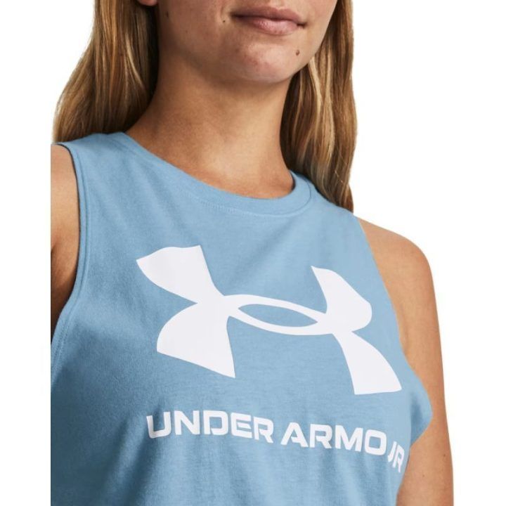 Moteriški marškinėliai be rankovių Under Armour Live Sportstyle