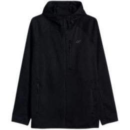 Vyriška vėjui atspari softshell striukė 4F M646, juoda