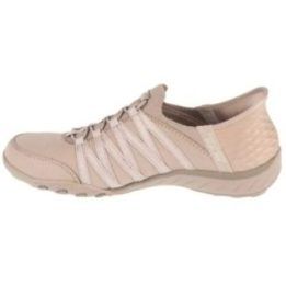 Moteriški įspiriami sportbačiai Skechers Slip-ins: Breathe Easy - Roll With Me, smėlio