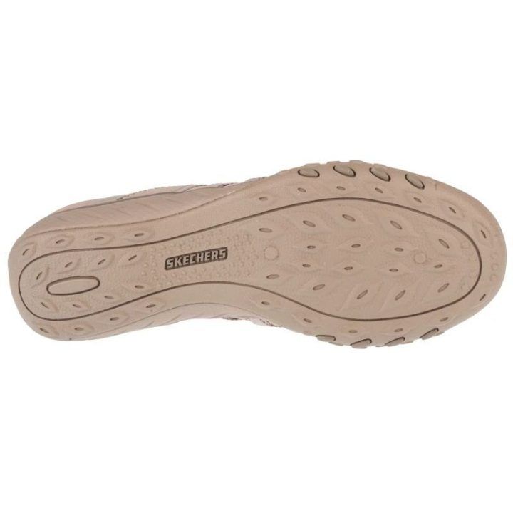 Moteriški įspiriami sportbačiai Skechers Slip-ins: Breathe Easy - Roll With Me, smėlio