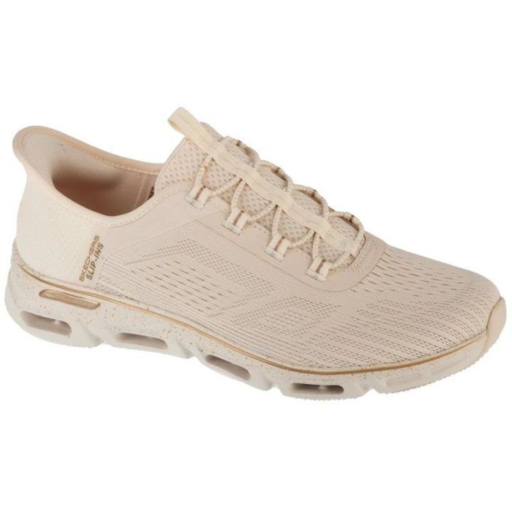 Moteriški įspiriami sportbačiai Skechers Glide-Step Gratify, smėlio