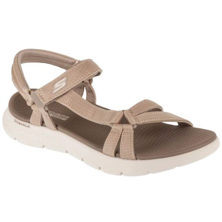 Moteriškos basutės Skechers Go Walk Flex Sandal Sublime, pilkos