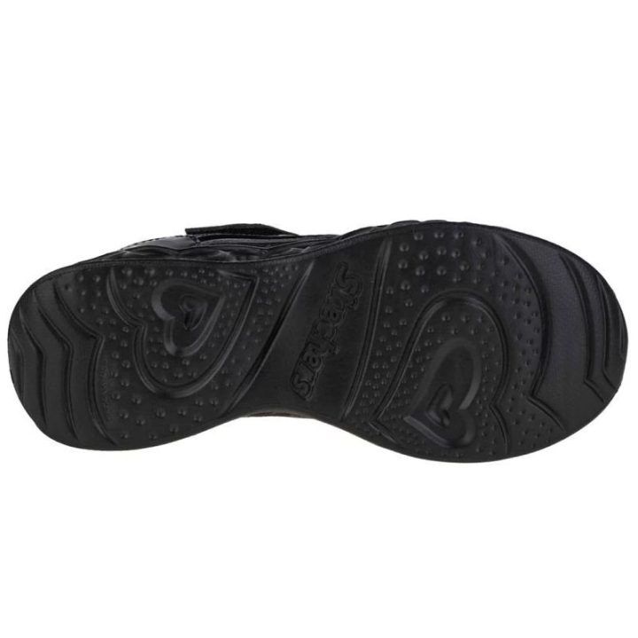 Vaikiški sportbačiai Skechers Heart Lights, juodi