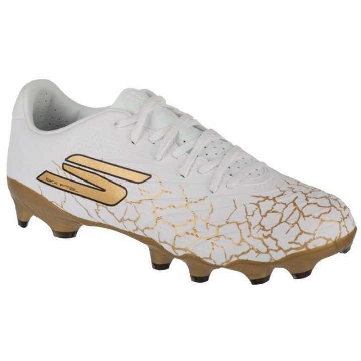 Futbolo bateliai natūraliai vejai Skechers SKX 1.5 Academy, balti