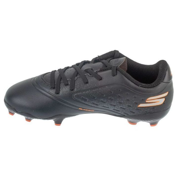 Vaikiški futbolo bateliai natūraliai vejai Skechers Razor 1.5, juodi