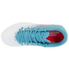 Vaikiški futbolo bateliai natūraliai vejai Skechers Razor 1.5, balti