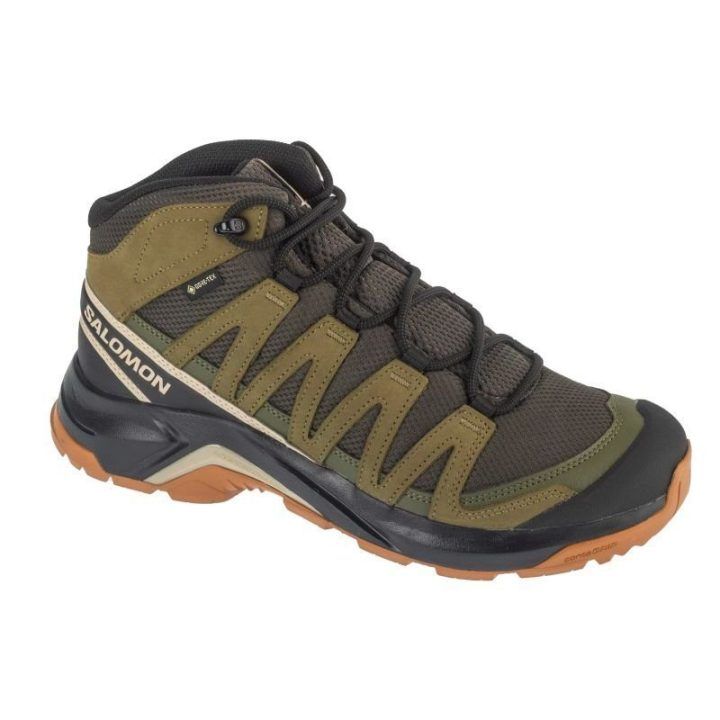 Vyriški žygio batai Salomon X-Adventure Recon Mid GTX, žali