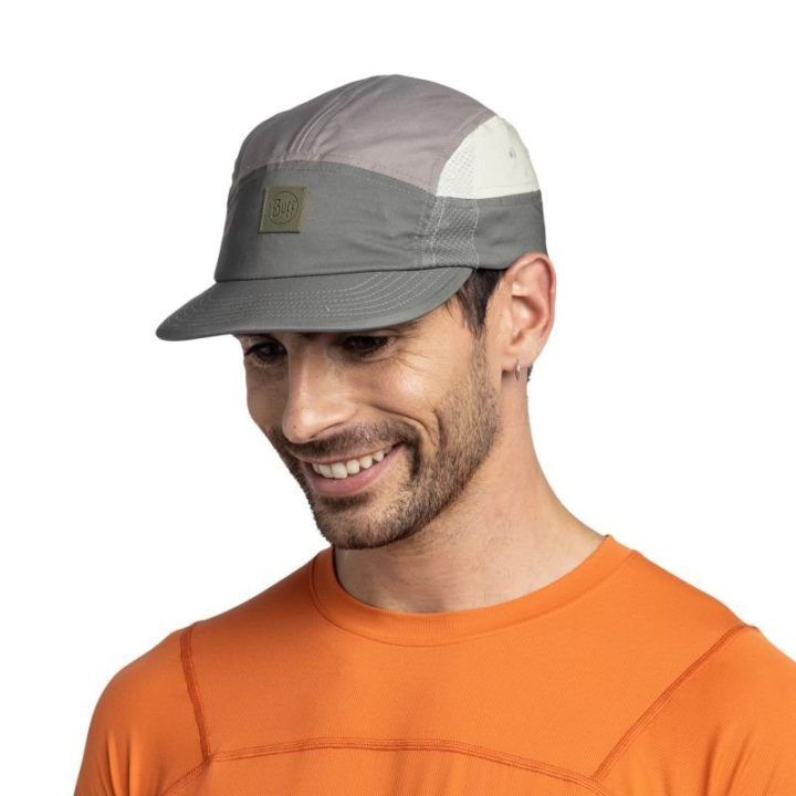Bėgimo kepurė Buff 5 Panel Go Cap Domus, chaki