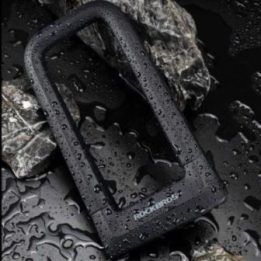 Raktu rakinama dviračio spyna Rockbros RKS626-BKU-lock, juoda