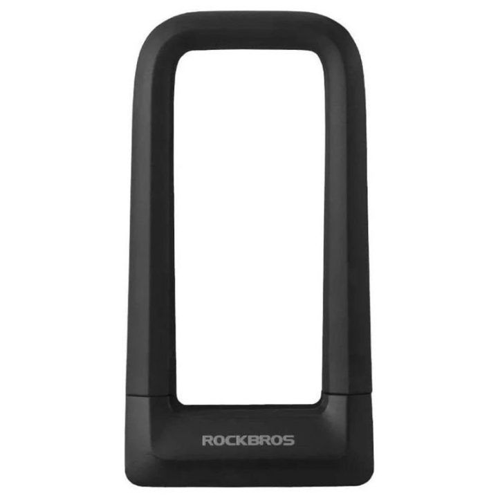 Raktu rakinama dviračio spyna Rockbros RKS626-BKU-lock, juoda