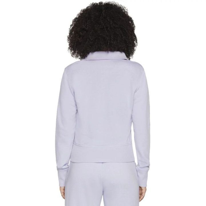 Moteriška striukė be gobtuvo Skechers Diamond, violetinė