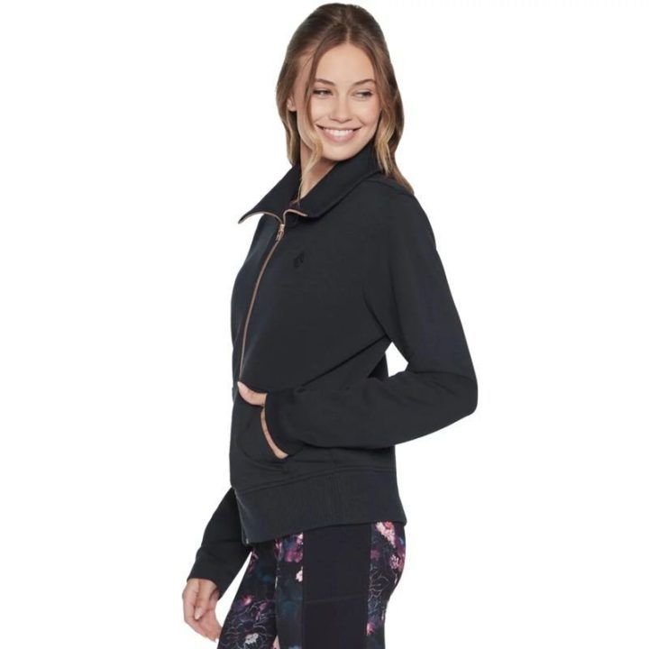 Striukė be gobtuvo Skechers Skechcloud, juoda