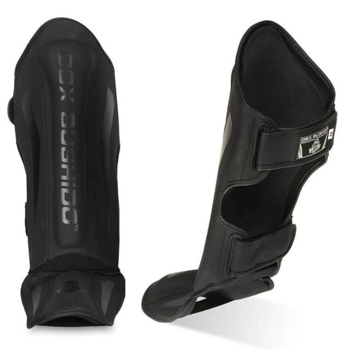 Blauzdų apsaugos DBX Bushido Black Master, juodos