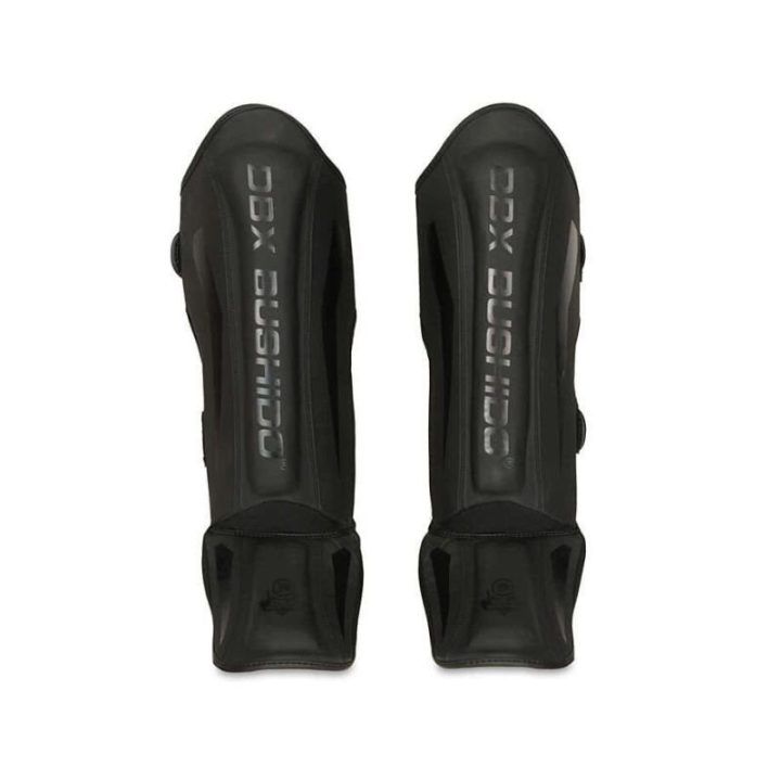 Blauzdų apsaugos DBX Bushido Black Master, juodos