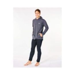 Džemperis su gobtuvu RIP CURL Vaporcool Fusion Hood, juodas