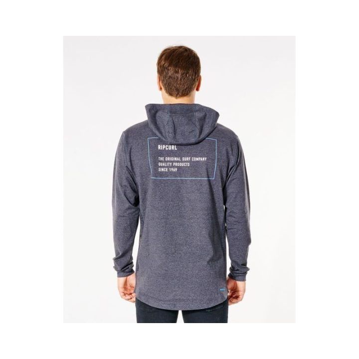 Džemperis su gobtuvu RIP CURL Vaporcool Fusion Hood, juodas