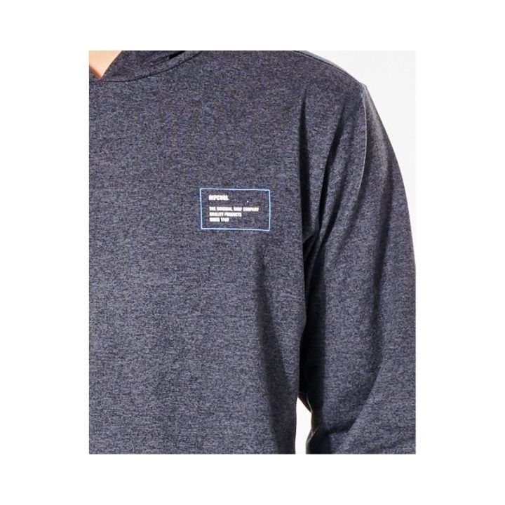 Džemperis su gobtuvu RIP CURL Vaporcool Fusion Hood, juodas