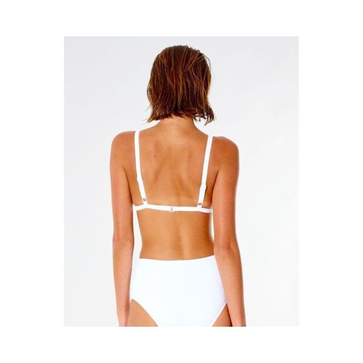 Bikinio liemenėlė Rip Curl Wave Shapers Stripe Banded Tri, balta