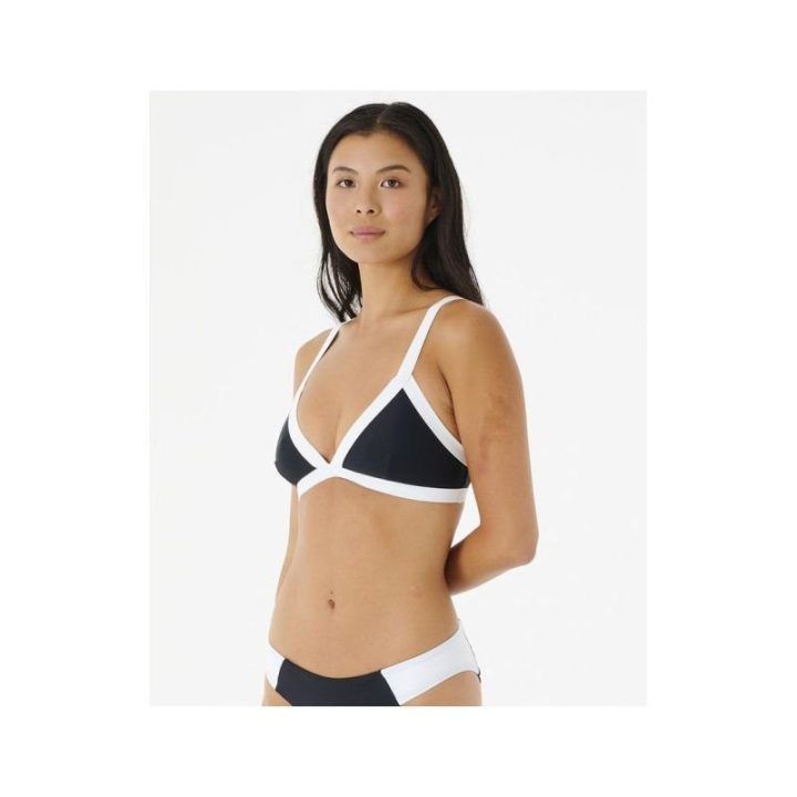Maudymosi liemenėlė RIP CURL Mirage Colour Block Tri, juoda