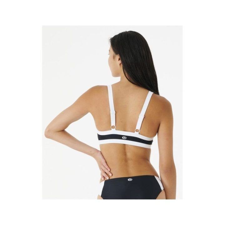 Maudymosi liemenėlė RIP CURL Mirage Colour Block Tri, juoda