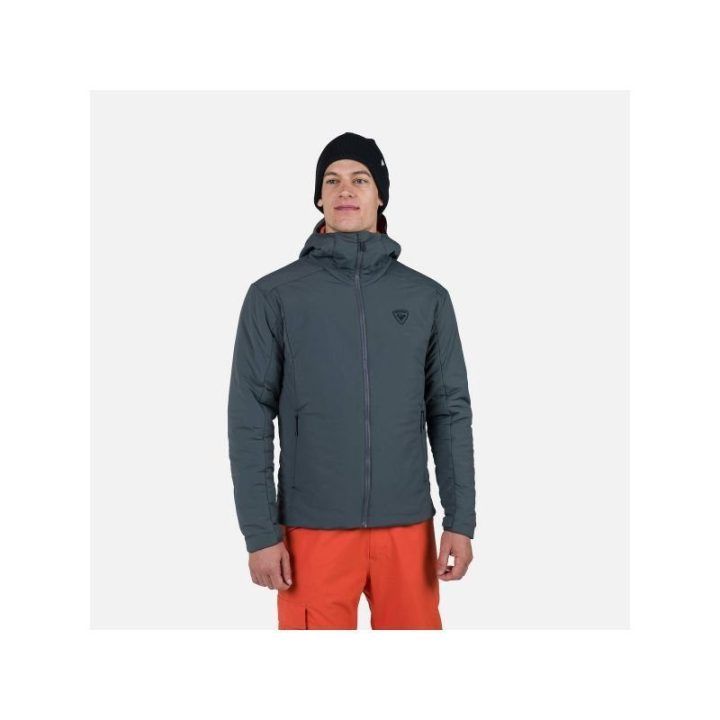 Vyriška pašiltinta striukė Rossignol Opside Warm, pilka