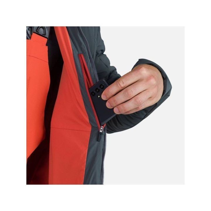 Vyriška pašiltinta striukė Rossignol Opside Warm, pilka