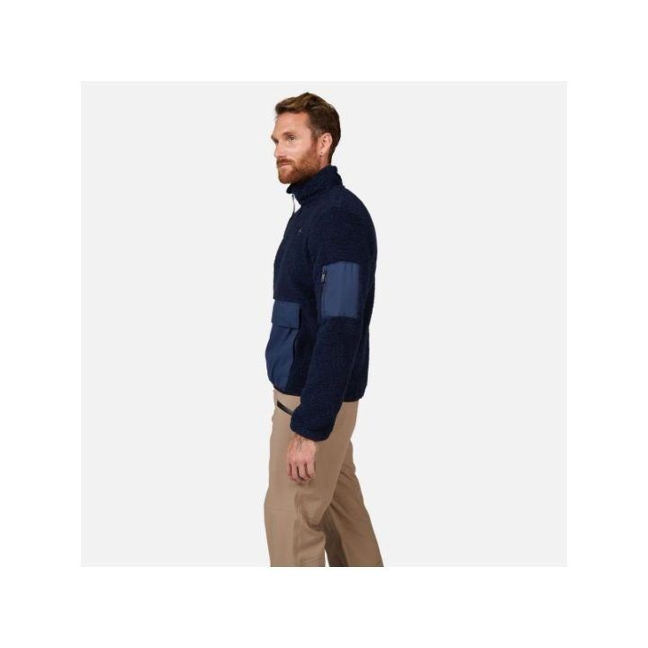 Vyriškas džemperis Rossignol Fleece Anorak, tamsiai mėlynas