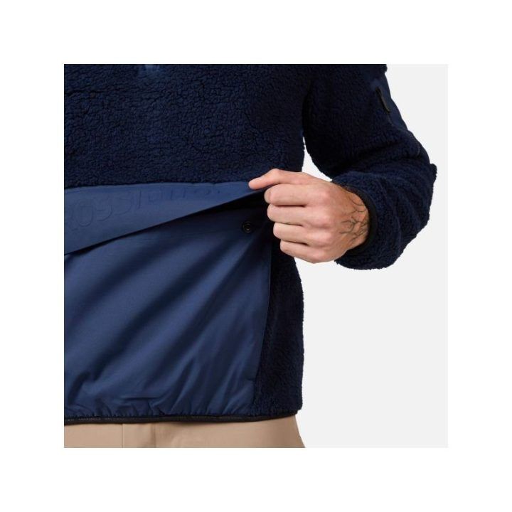Vyriškas džemperis Rossignol Fleece Anorak, tamsiai mėlynas