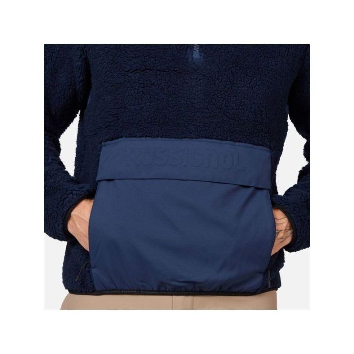 Vyriškas džemperis Rossignol Fleece Anorak, tamsiai mėlynas