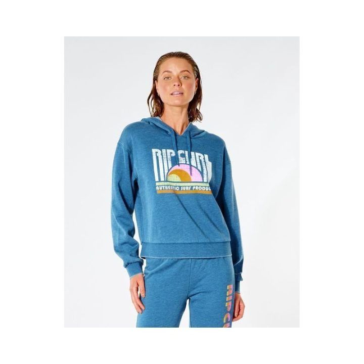 Džemperis su gobtuvu Rip Curl Wave Shapers, mėlynas
