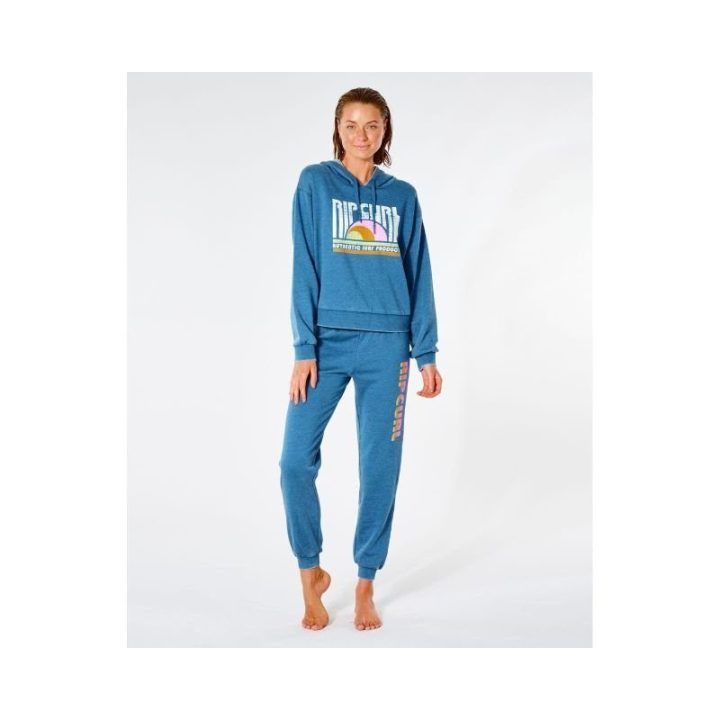 Džemperis su gobtuvu Rip Curl Wave Shapers, mėlynas