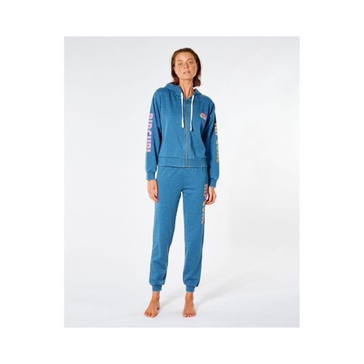 Džemperis su užtrauktuku RIP CURL Wave Shapers, mėlynas