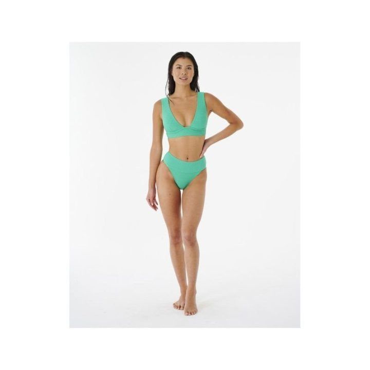 Maudymosi liemenėlė Rip Curl Premium Surf Deep V, žalia