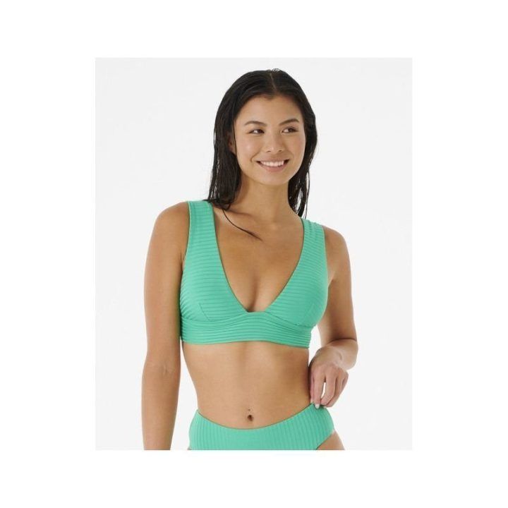 Maudymosi liemenėlė Rip Curl Premium Surf Deep V, žalia
