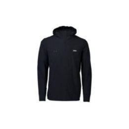 Dviračių striukė su gobtuvu POC Mantle Thermal, juoda