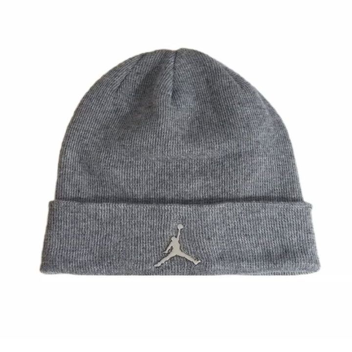 Vaikiška žieminė kepurė su atlenkiamu kraštu Air Jordan, pilka