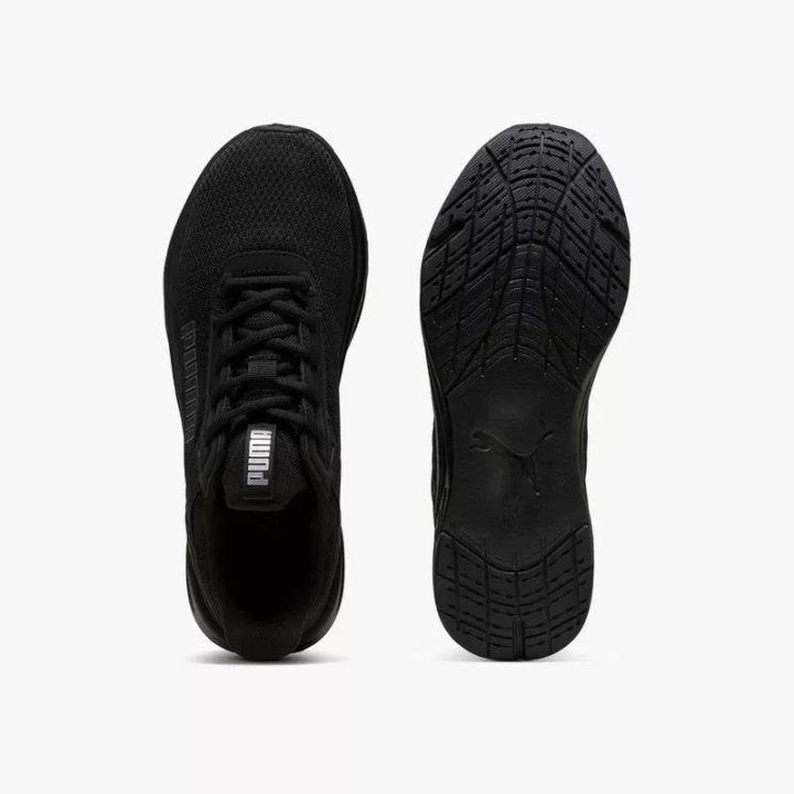 Vyriški sportbačiai Puma FTR Wave, juodi ir tamsiai pilki