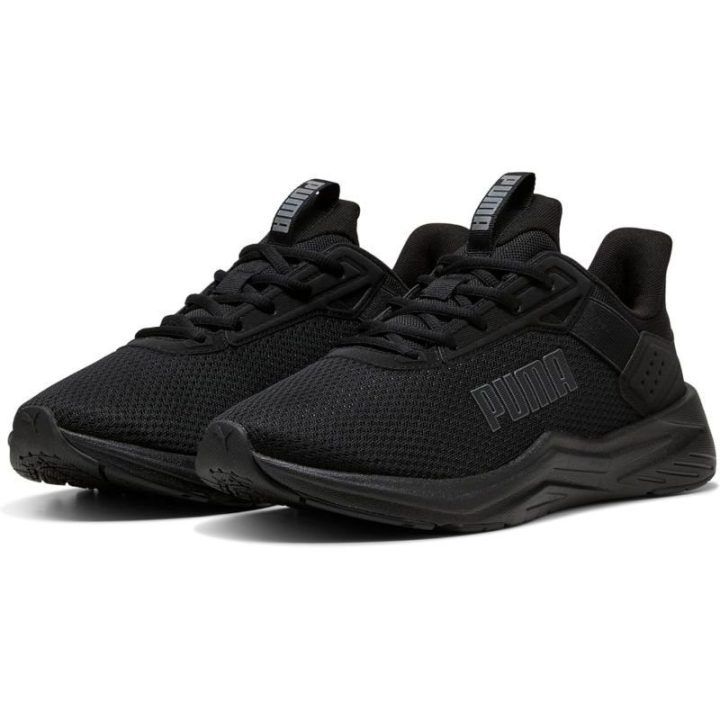 Vyriški sportbačiai Puma FTR Wave, juodi ir tamsiai pilki