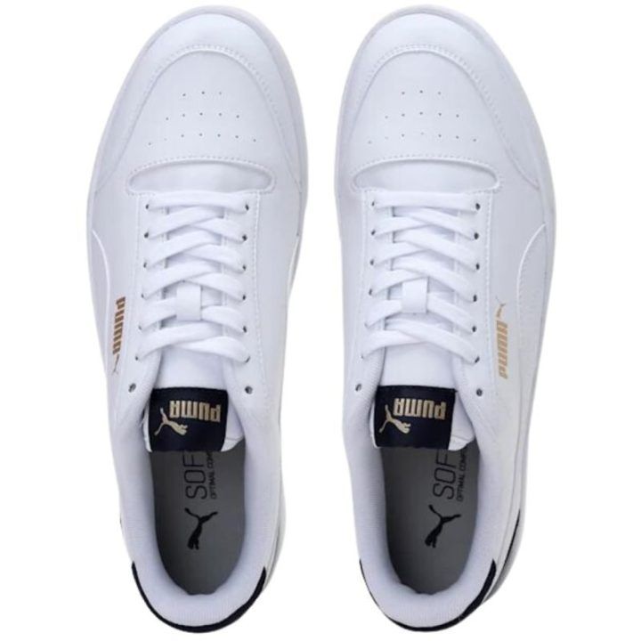 Vyriški žemo profilio sportbačiai Puma Shuffle, balti