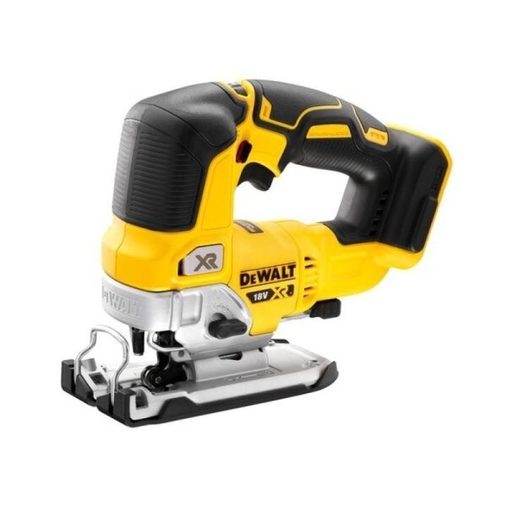 Akumuliatorinis siaurapjūklis DeWALT, 18 V, juodas, geltonas ir sidabrinis